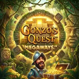 Gonzos Quest Megaways game at Jackpot Mobile Casino for United Kingdom players